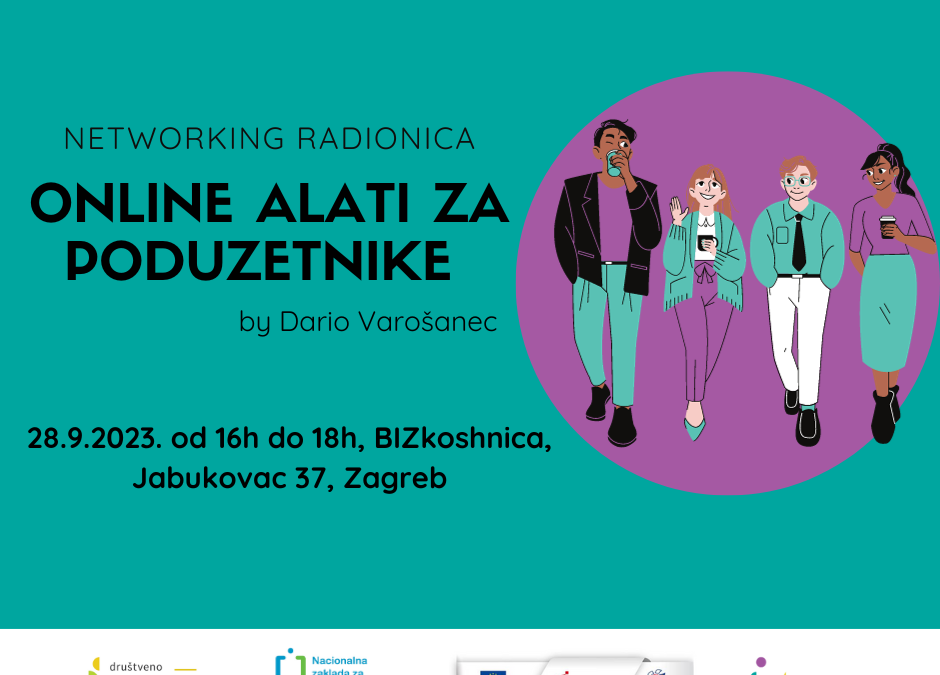 Dođite na besplatnu radionicu “Online alati za poduzetnike”